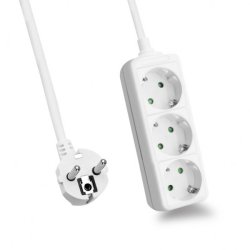 Helos 262789 power extension 5 m 3 AC outlet(s) Indoor White