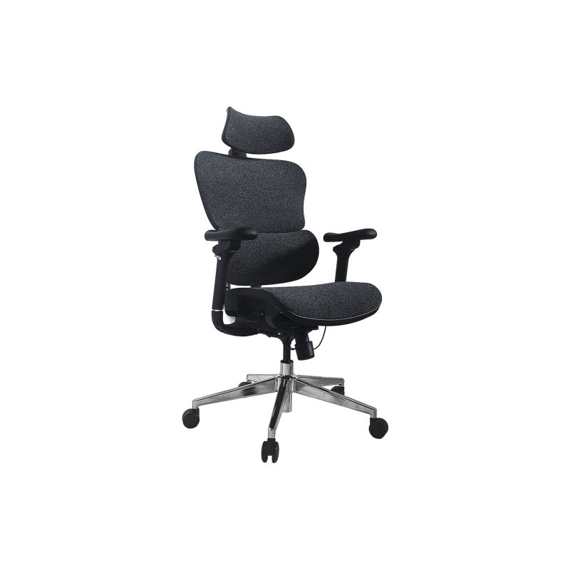 Equip Ergonomischer Bürostuhl Kopf/Armstützen blau/schwarz lite Retail