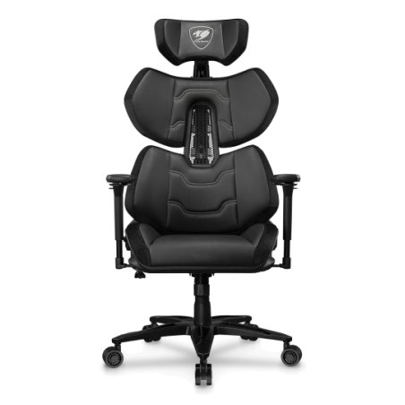 COUGAR Terminator Elite PC gaming chair Padded seat Black, Silver