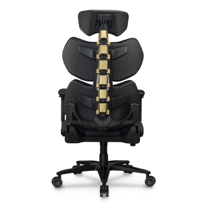 COUGAR Terminator Elite Gold PC gaming chair Padded seat Black, Gold