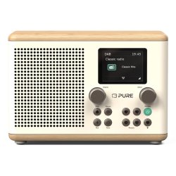 Pure Classic H4 Portable Digital Oak, White