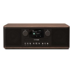 Pure Classic C-D6 Digitalradio Coffee Schwarz/Walnuss EU/UK