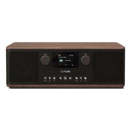 Pure Classic C-D6 Digitalradio Coffee Schwarz/Walnuss EU/UK