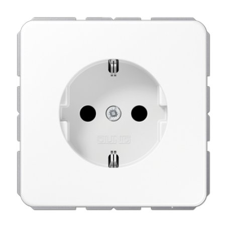 JUNG CD 1520 BFKI WW boitier de prise de courant Type F Blanc