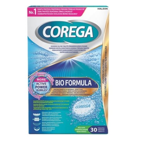 Corega Denture Cleaning Tablets 30 Tablets