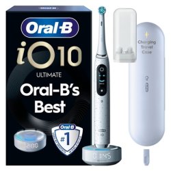 Oral B Oralb Io10 Electric Toothbrush White 1 Brush Head Charging Travel Case