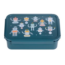 A little lovely company - Bento lunch box - Robots - 22 x 7 x 14.5 cm