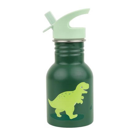 A little lovely company - Little stainless steel drink bottle - Dinosaur - 7 x 17 x 7 cm