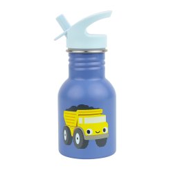 A little lovely company - Little stainless steel drink bottle - Dump truck - 7 x 17 x 7 cm