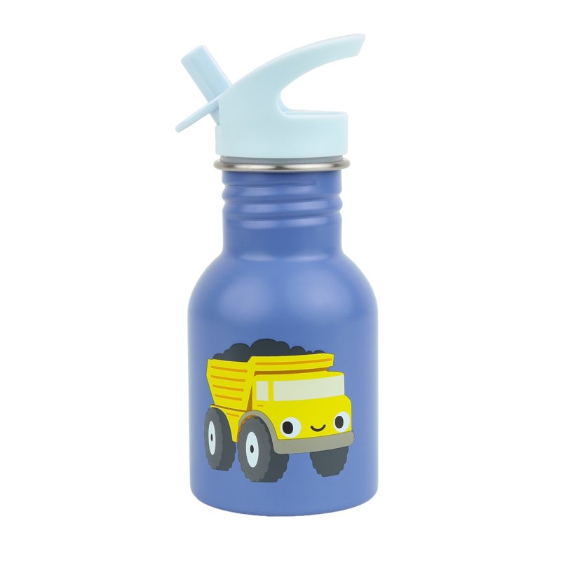 A little lovely company - Little stainless steel drink bottle - Dump truck - 7 x 17 x 7 cm