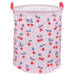 A little lovely company - Storage Basket - Cherries - Soft Pink