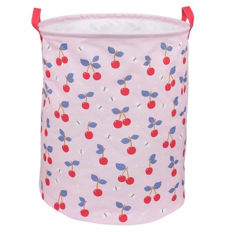 A little lovely company - Storage Basket - Cherries - Soft Pink