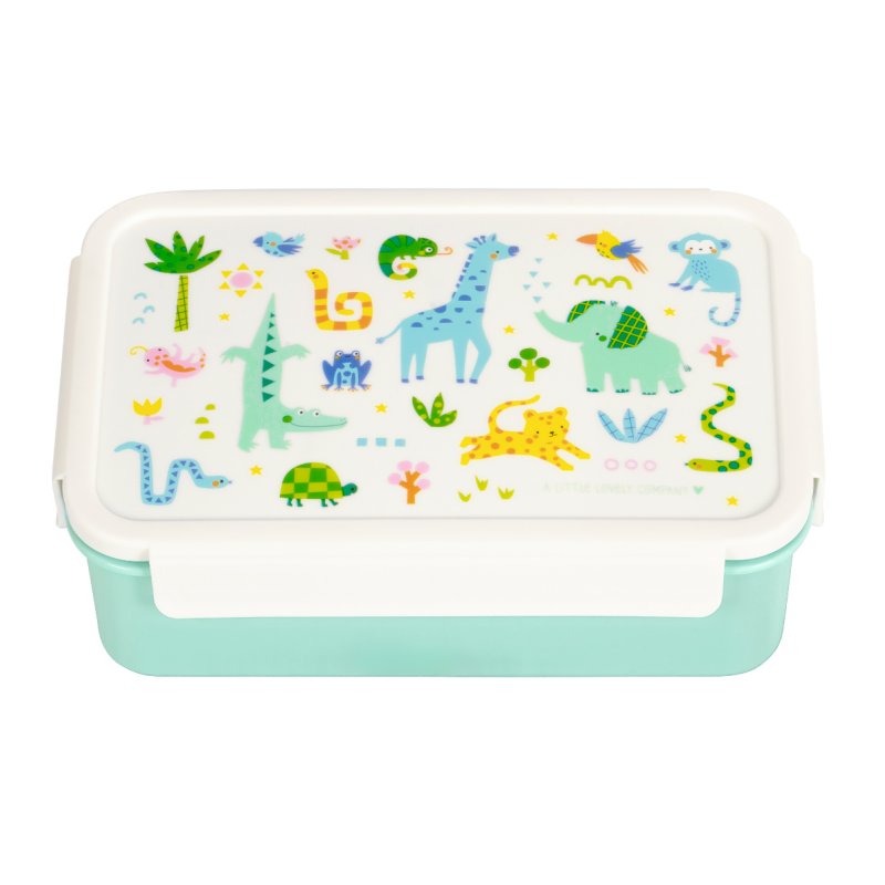 A little lovely company - Bento lunch box - Jungle - 22 x 7 x 14.5 cm