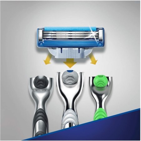 Gillette Mach3 Turbo Men's Razor Blade Replacement 8 Count