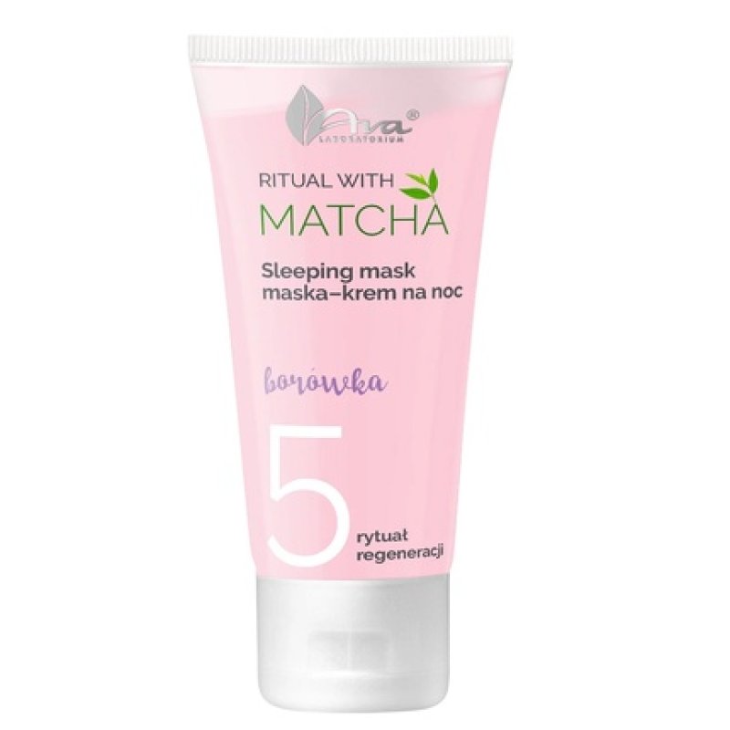 Ava Laboratorium Matcha Rituals No5 Night Face Maskcream 50ml