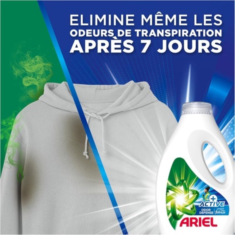 Ariel Active Liquid Laundry Detergent 70 Washes 315L - Eliminates Odors