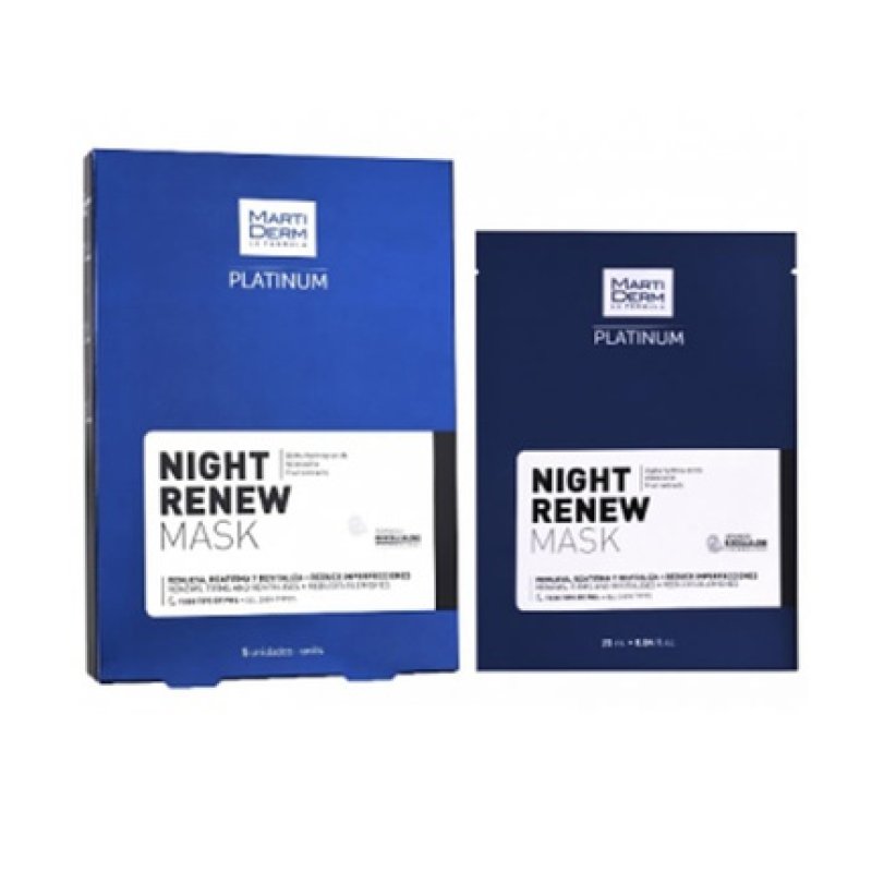 Martiderm Platinum Mascarilla Facial Night Renew 5U