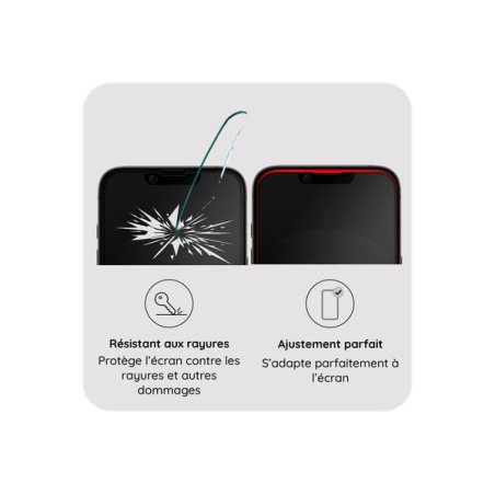 iPhone 16e - Privacy Screenprotector Tempered Glass
