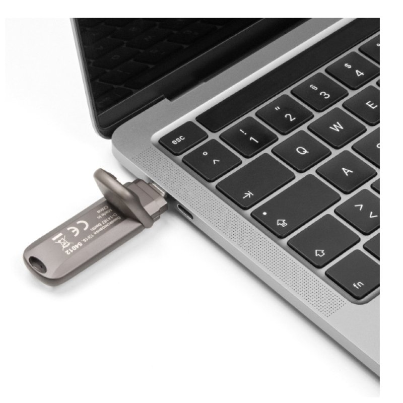 STICK DELOCK USB 20 Gbps USB-C Speicherstick 256GB Lesegeschwindigkeit 1980mB/s - Metallgehuse