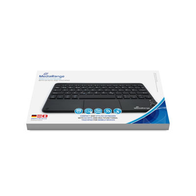 MediaRange MROS130 keyboard Office Bluetooth QWERTZ German Black