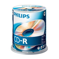 1x100 Philips CD-R 80Min 700MB 52x SP