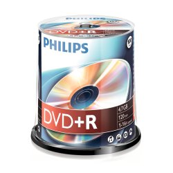 1x100 Philips DVD R 4,7GB 16x SP