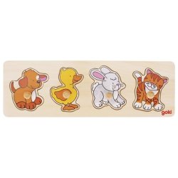 Goki 57866 Shape puzzle 4 pc(s) Animals