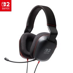 PowerA - Wired Stereo Headset for Nintendo Switch 2 - Black
