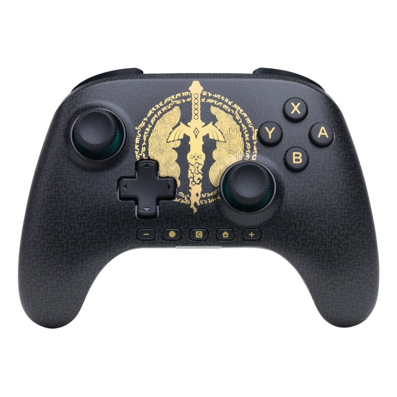 PowerA NSGP0570 accessoire de jeux vidéo Noir, Or Manette de jeu Analogique/Numérique Nintendo Switch 2