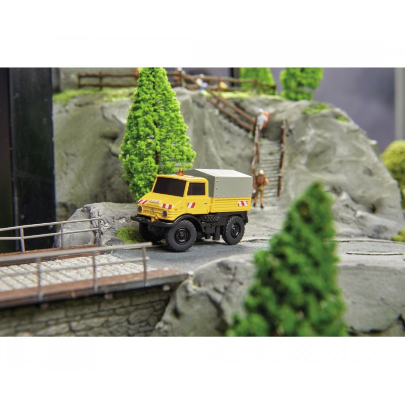 Carson Unimog U406 modèle radiocommandé Moteur électrique 1:87