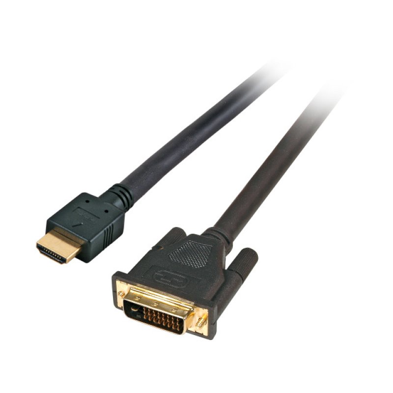 EFB Elektronik K5432SW.3 video cable adapter 3 m HDMI Type A (Standard) DVI Black