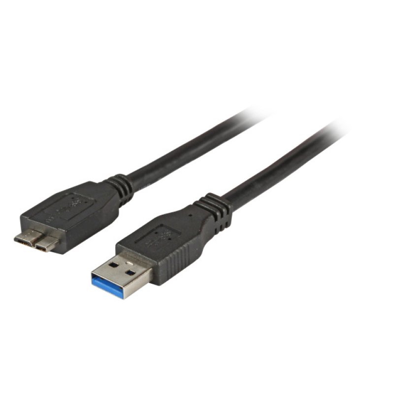 EFB Elektronik K5295SW.1 USB cable USB 3.2 Gen 1 (3.1 Gen 1) 1 m USB A Micro-USB B 5 Gbit/s Black