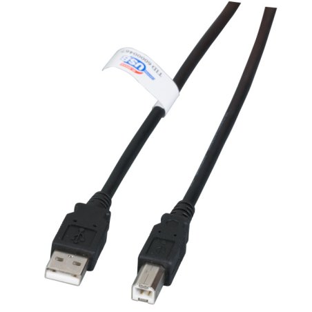 EFB Elektronik K5203.0,5 USB cable USB 2.0 0.5 m USB A USB B 0.48 Gbit/s Black