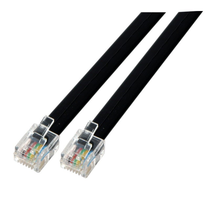 EFB Elektronik K2413SW.1 telephone cable 1 m Black
