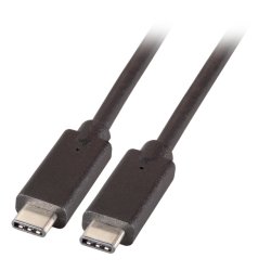 USB Kabel Type C S/S C-C 0,5m schwarz USB 3.2 Gen.1
