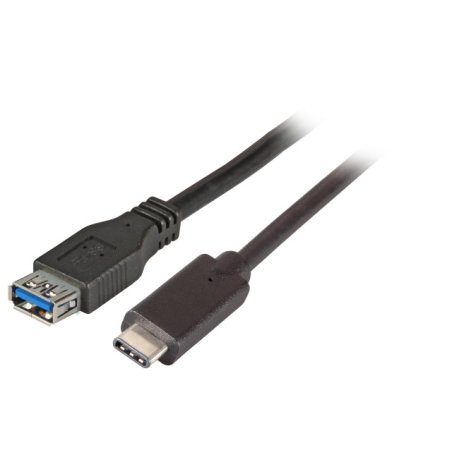 EFB Elektronik K5313SW.0,2 câble USB USB 3.2 Gen 1 (3.1 Gen 1) 0,2 m USB C USB A 5 Gbit/s Noir