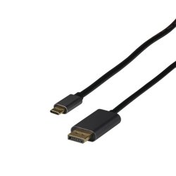 EFB Elektronik EBUSBC-DP14K.2 câble vidéo et adaptateur 2 m USB Type-C DisplayPort Noir