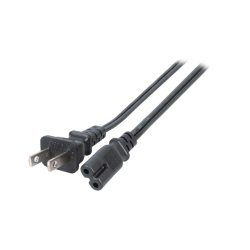 EFB Elektronik EK496.1,8 power cable Black 1.8 m Power plug type A C7 coupler