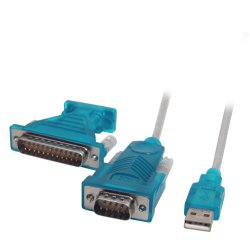 USB2.0/RS232 Konverter, aktiv A-Stecker/DB9-Stecker