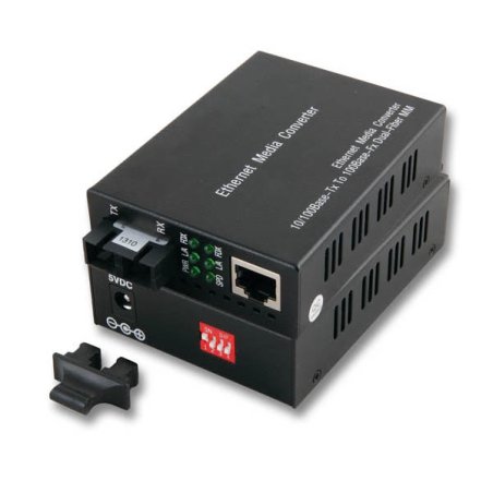 EFB Elektronik EL023V2 convertisseur de support réseau 100 Mbit/s 850 nm Multimode Noir