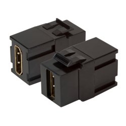 EFB Keystone Einbauadapter HDMI A - A, schwarz