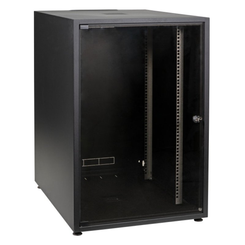 EFB Elektronik OFF-1868TS.V1RW rack cabinet 18U Freestanding rack Black