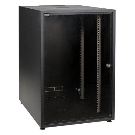 EFB Elektronik OFF-1868TS.V1RW rack cabinet 18U Freestanding rack Black