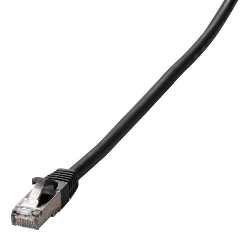 EFB RJ45 Patchkabelverl. S/FTP, Cat.6A, AWG26, LSZH, 10m, sw