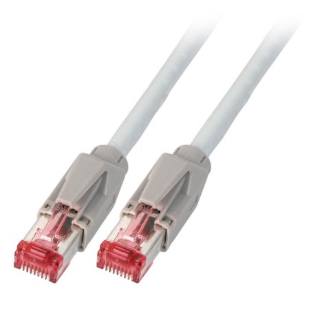 EFB Elektronik K8708GR.0,50 câble de réseau Gris 0,5 m Cat6a S/FTP (S-STP)