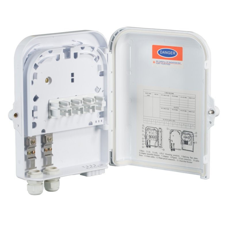 EFB Elektronik FTTH IP65 Connection Box 8 adapter