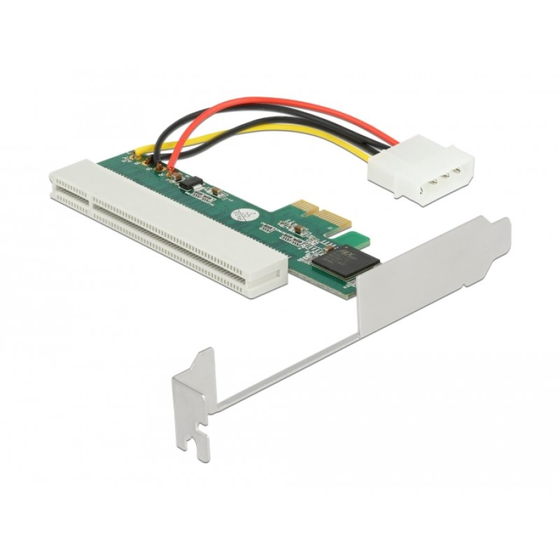 DeLOCK Carte Riser PCI Express x1 vers 1 x PCI 32 Bit 5 V fentes Broadcom
