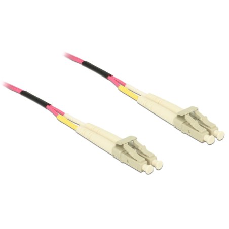 DeLOCK 80155 InfiniBand/fibre optic cable 50 m 2x LC MMF Violet