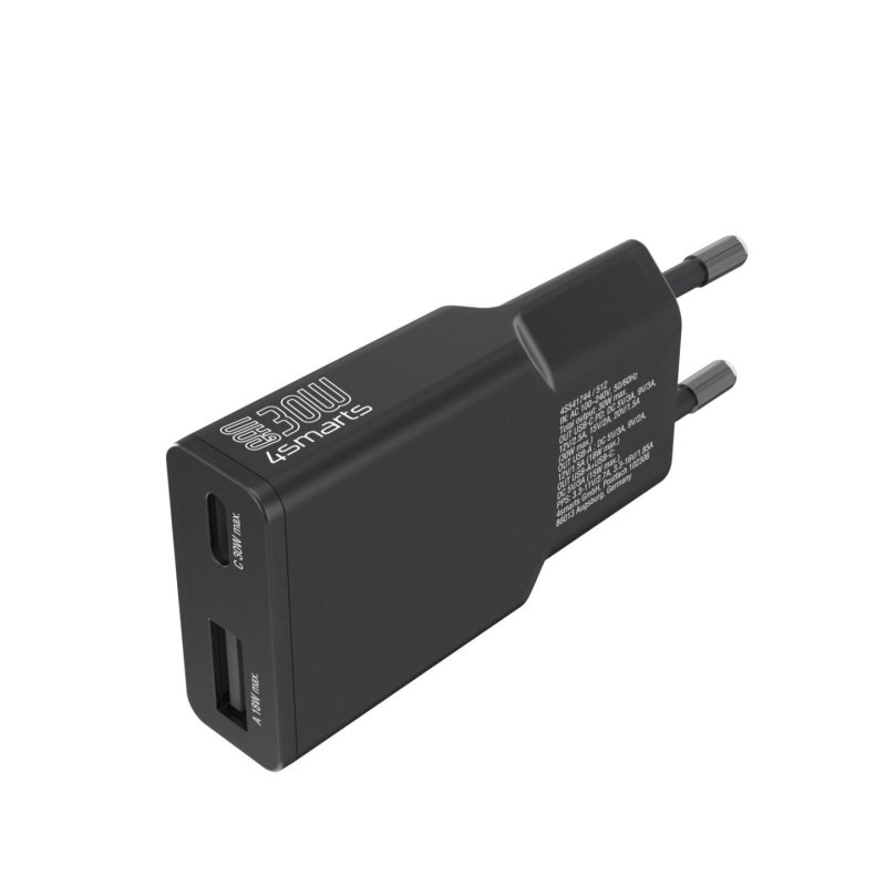 4smarts 541744 mobile device charger Universal Black AC Fast charging Indoor