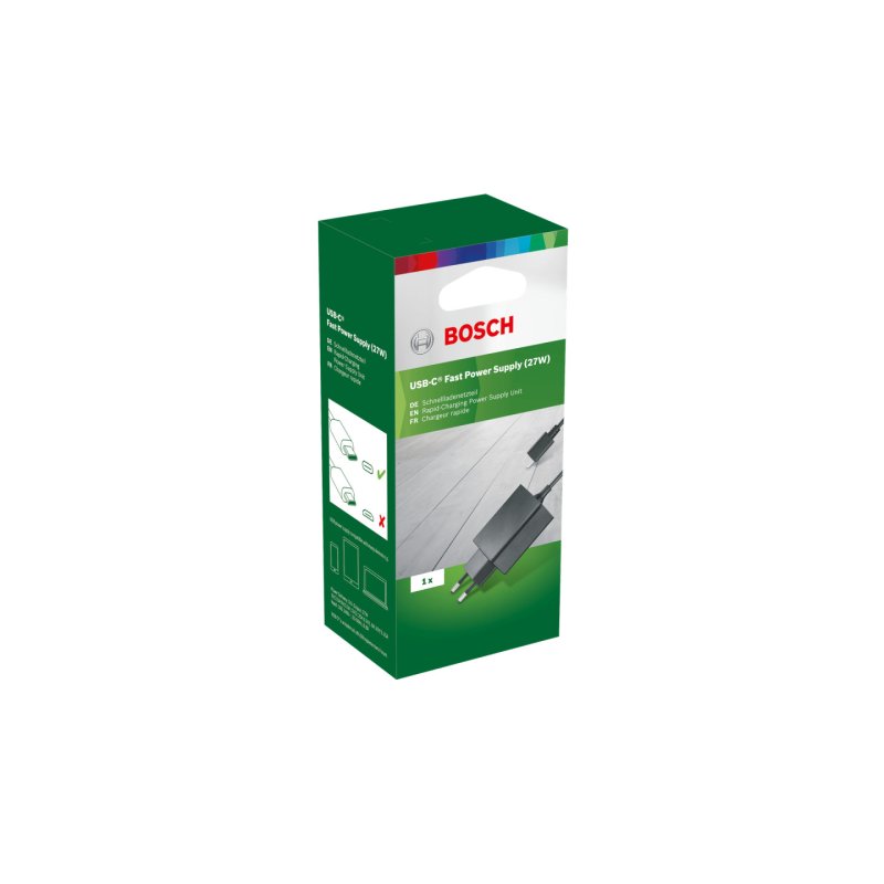 Bosch 1 600 A01 RU6 Universal Black AC Fast charging Indoor